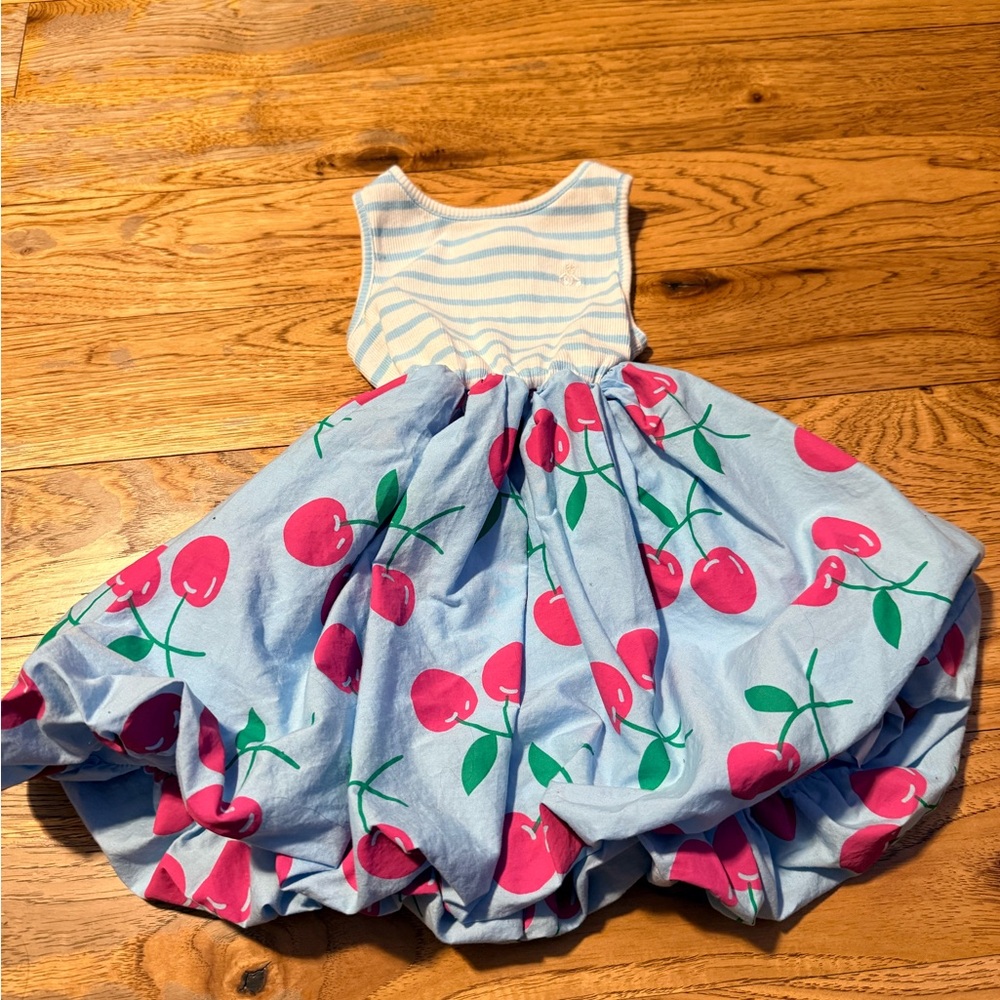GAP Striped Top Dress with Cherry Print Skirt